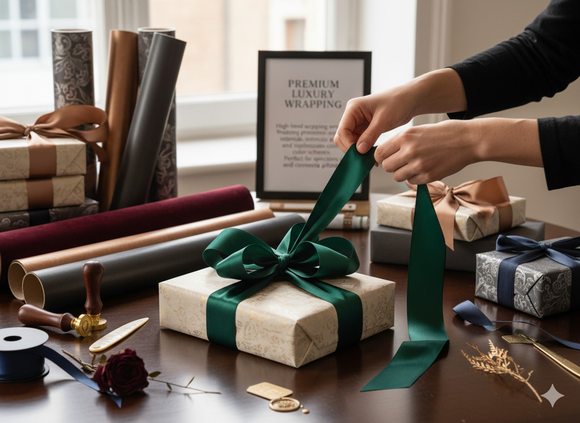 Premium luxury gift wrapping